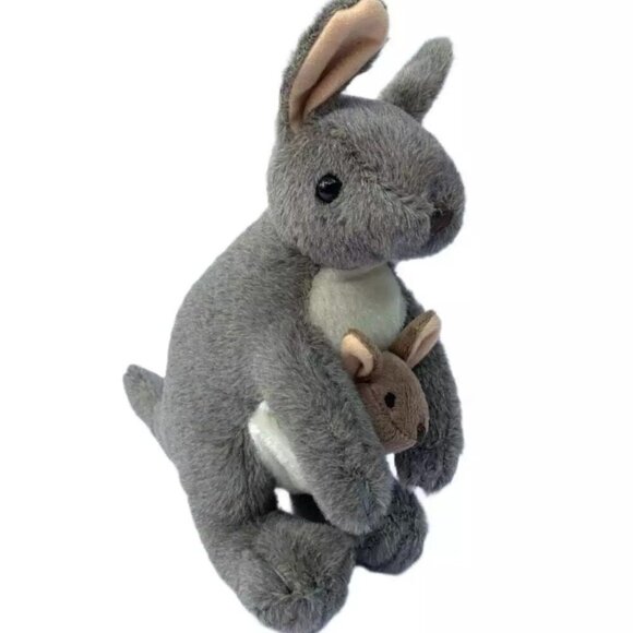 Wild Republic Other - Cuddlekins 8" Kangaroo w/Joey - Cute Mother & Baby Stuffed Animal